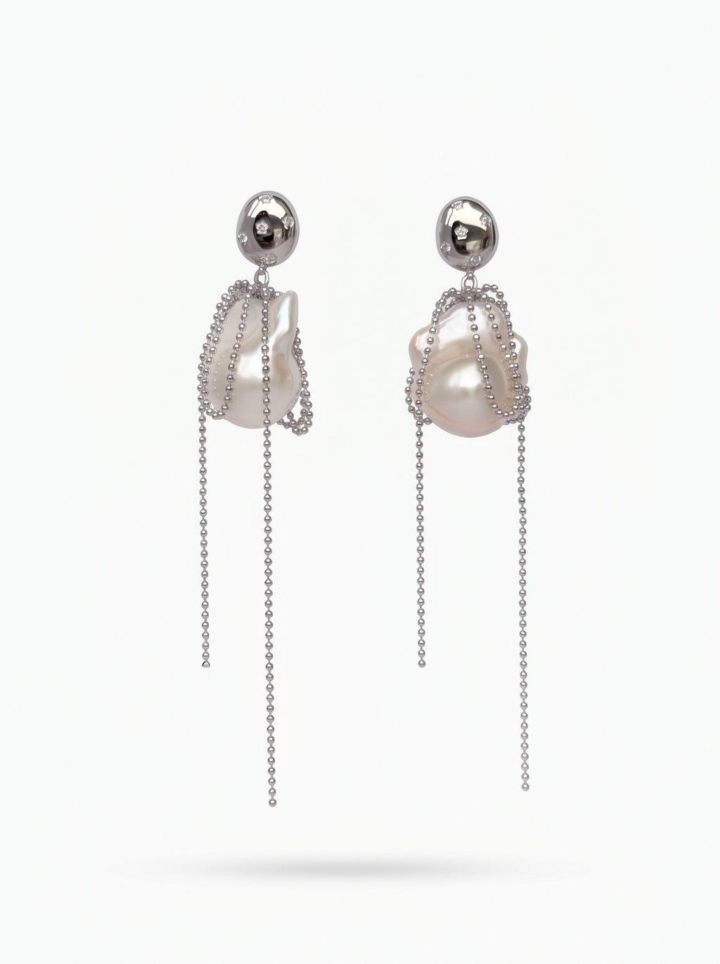 Baroque Freshwater Pearl Drop Earrings