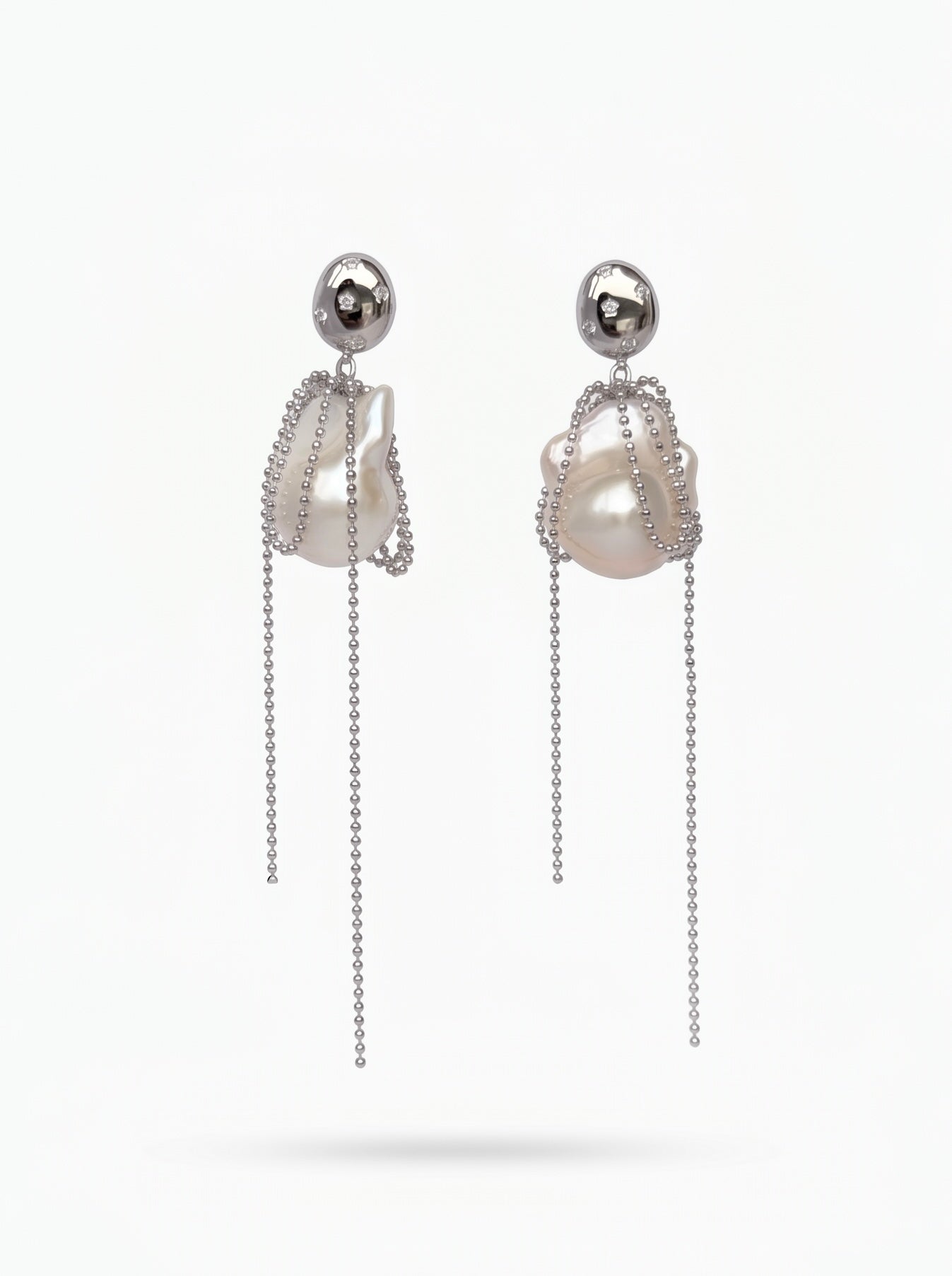 Baroque Freshwater Pearl Drop Earrings